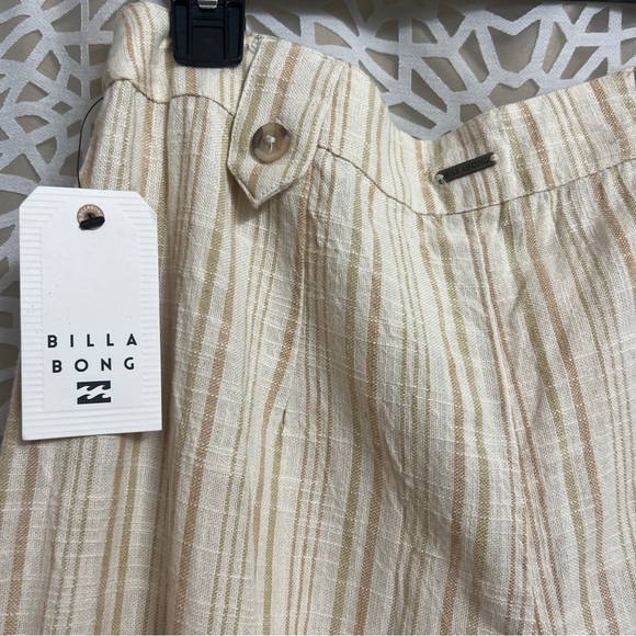 NWT Billabong Cotton Striped Pants Size 29 - Picture 3 of 7